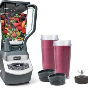 Ninja BL660 Professional Compact Smoothie & Food Processing Blender Gray