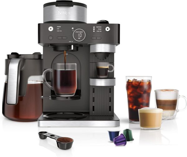 Ninja Espresso & Coffee Maker & Barista System Black, CFN601 - Image 2