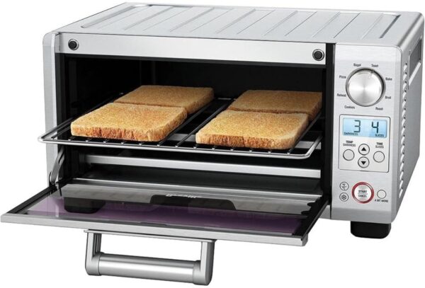 Breville BOV450XL Mini Smart Countertop Oven and Toaster Oven, Small, Brushed Stainless Steel - Image 2