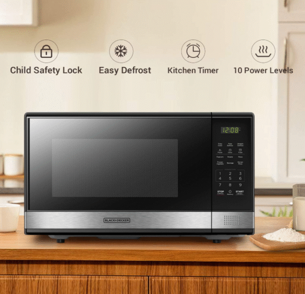 BLACK+DECKER EM031MB11 Digital Microwave Oven